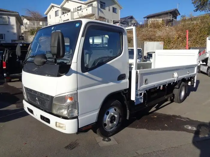 三菱 キャンター 小型 平ボディ パワーゲート PDG-FE73DNの中古トラック画像1