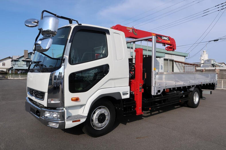 三菱 ファイター 中型/増トン 車両重機運搬 セルフローダー 2KG-FK62FZ