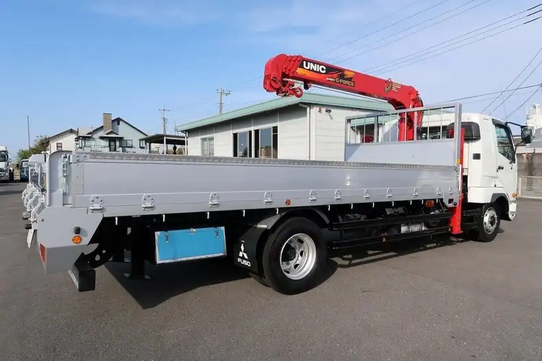 三菱 ファイター 中型/増トン 車両重機運搬 4段クレーン ラジコンの中古トラック画像4
