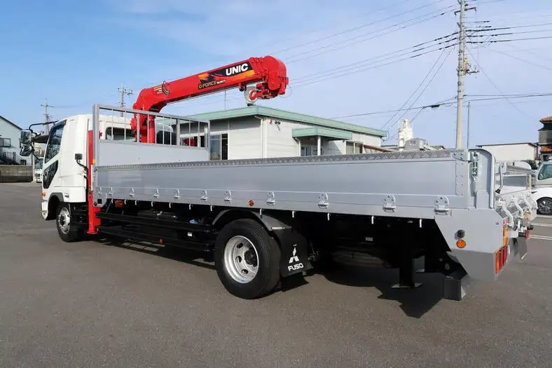 三菱 ファイター 中型/増トン 車両重機運搬 4段クレーン ラジコンの中古トラック画像5
