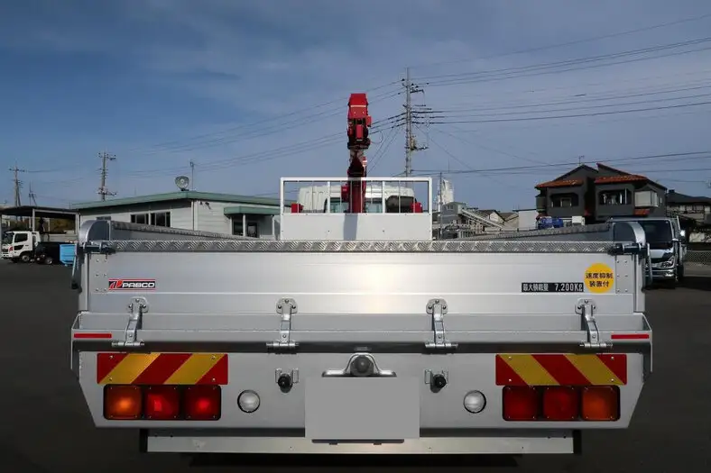 三菱 ファイター 中型/増トン 車両重機運搬 4段クレーン ラジコンの中古トラック画像6