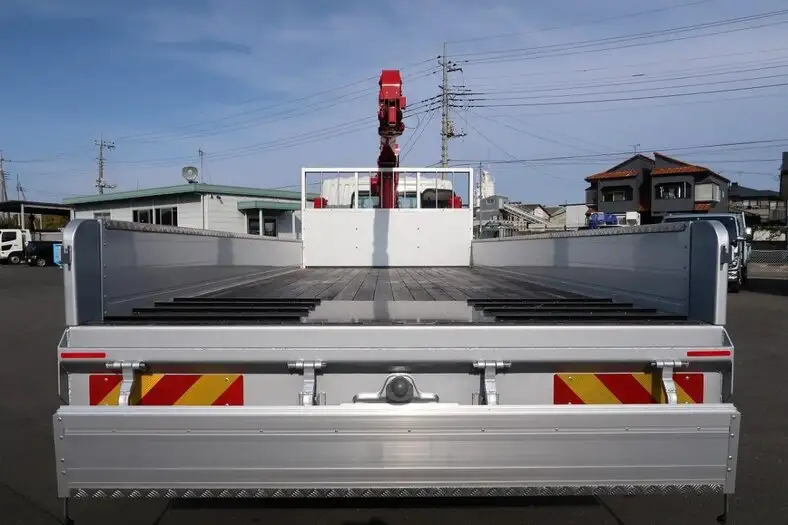 三菱 ファイター 中型/増トン 車両重機運搬 4段クレーン ラジコンの中古トラック画像7