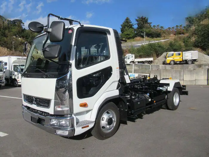 三菱 ファイター 中型/増トン アームロール ツインホイスト 2KG-FK72Fの中古トラック画像1