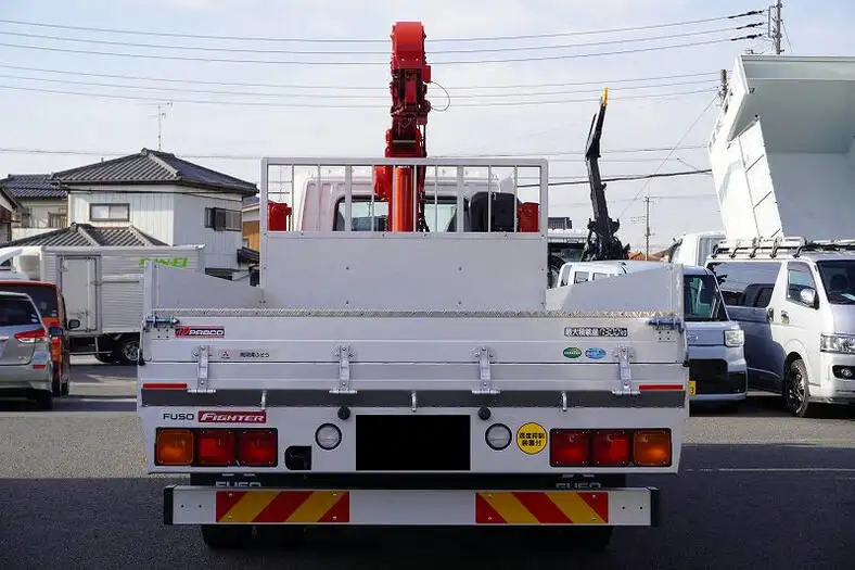 三菱 ファイター 中型/増トン 車両重機運搬 4段クレーン ラジコンの中古トラック画像3