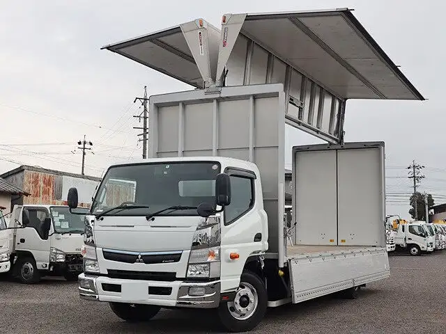 三菱 キャンター 小型 ウイング パワーゲート TPG-FED90の中古トラック画像11