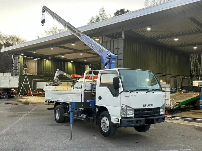 いすゞ エルフ 小型 クレーン付 4段 ラジコンの中古トラック画像2