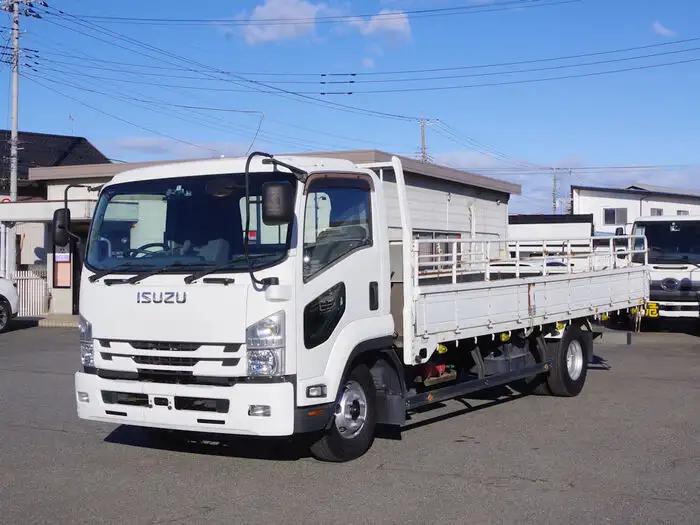 いすゞ フォワード 中型/増トン 平ボディ 床鉄板 TKG-FRR90S2の中古トラック画像1