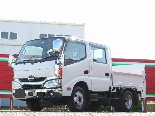 日野 デュトロ 小型 平ボディ Wキャブ パワーゲート の中古トラック【車両No.158378】