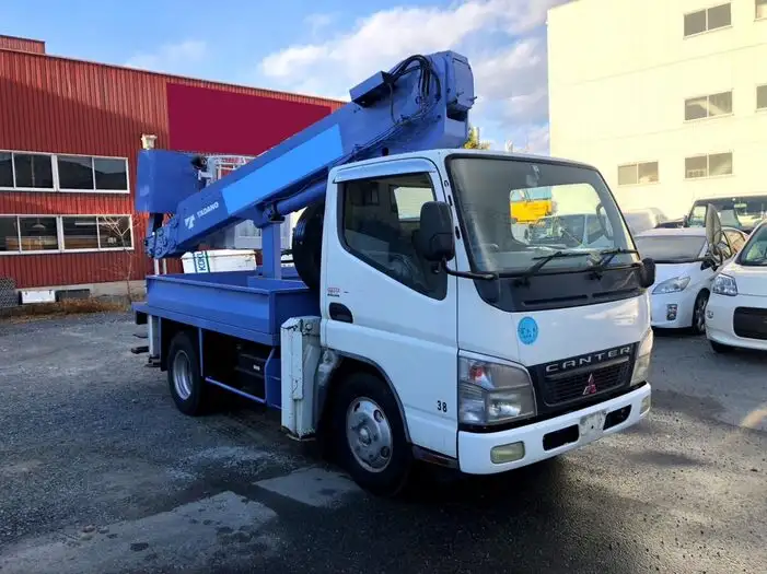 三菱 キャンター 小型 高所・建柱車 高所作業車 PA-FE73DBの中古トラック画像2
