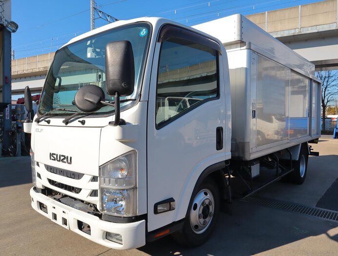 いすゞ エルフ 小型 アルミバン 標準ロング