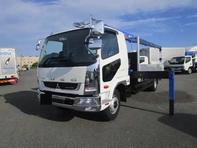 三菱 ファイター 中型/増トン クレーン付 アルミブロック 4段の中古トラック画像1