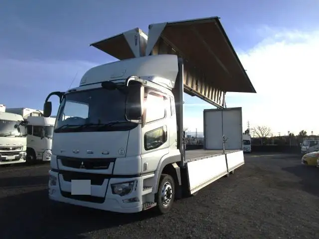 三菱 スーパーグレート 大型 ウイング エアサス ベッド の中古トラック【車両No.158486】
