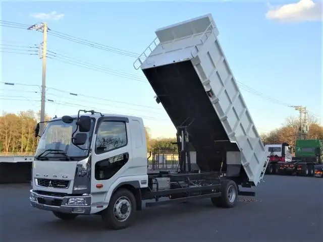 三菱 ファイター 中型/増トン ダンプ 土砂禁 ベッド の中古トラック【車両No.158571】