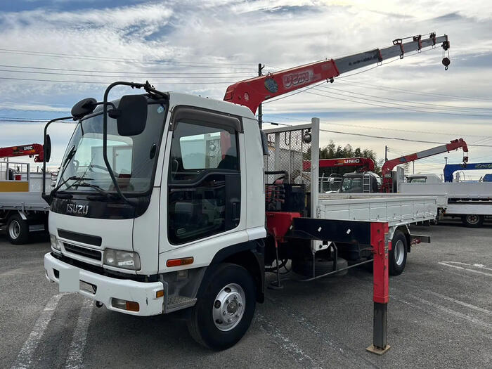 三菱 キャンター 小型 クレーン付 5段 ラジコン の中古トラック【車両No.159966】