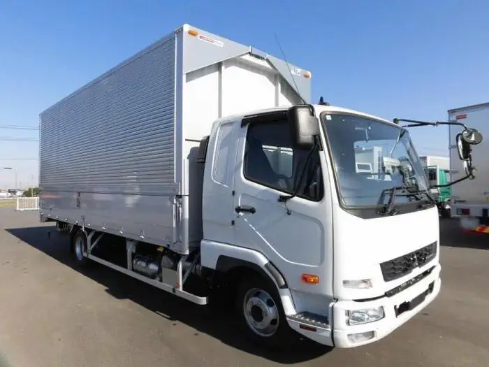 三菱 ファイター 中型/増トン ウイング エアサス ベッドの中古トラック画像2