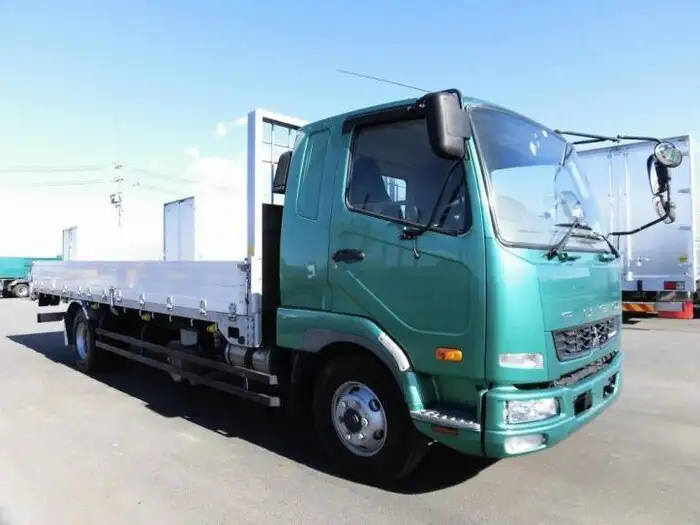 三菱 ファイター 中型/増トン 平ボディ アルミブロック ベッドの中古トラック画像2