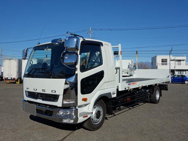 三菱 ファイター 中型/増トン 車両重機運搬 5段クレーン ラジコン の中古トラック【車両No.180058】