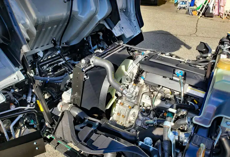 三菱 キャンター 小型 車両重機運搬 ラジコン ウインチの中古トラック画像20