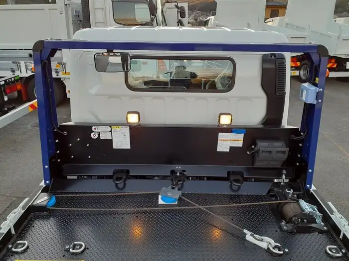 三菱 キャンター 小型 車両重機運搬 ラジコン ウインチの中古トラック画像6