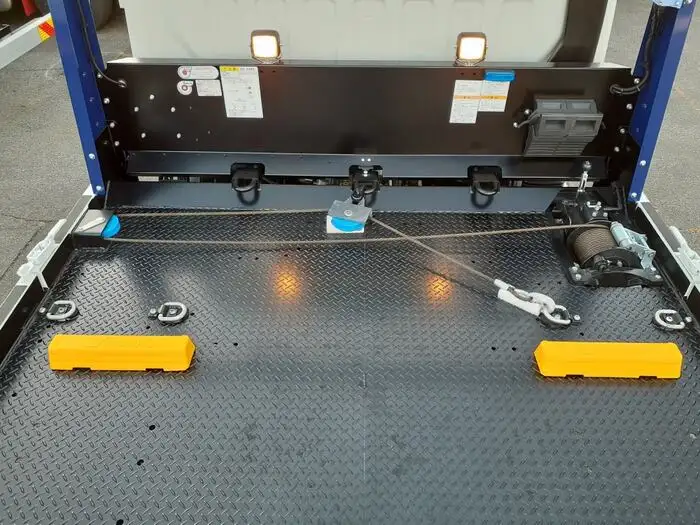 三菱 キャンター 小型 車両重機運搬 ラジコン ウインチの中古トラック画像7