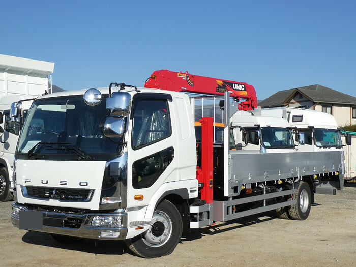三菱 ファイター 中型/増トン 車両重機運搬 セルフローダー 2KG-FK62FZ