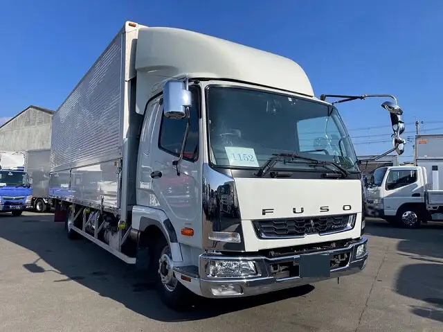 三菱 ファイター 中型/増トン ウイング エアサス ベッドの中古トラック画像2