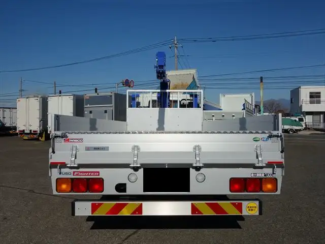三菱 ファイター 中型/増トン 車両重機運搬 4段クレーン ラジコンの中古トラック画像3