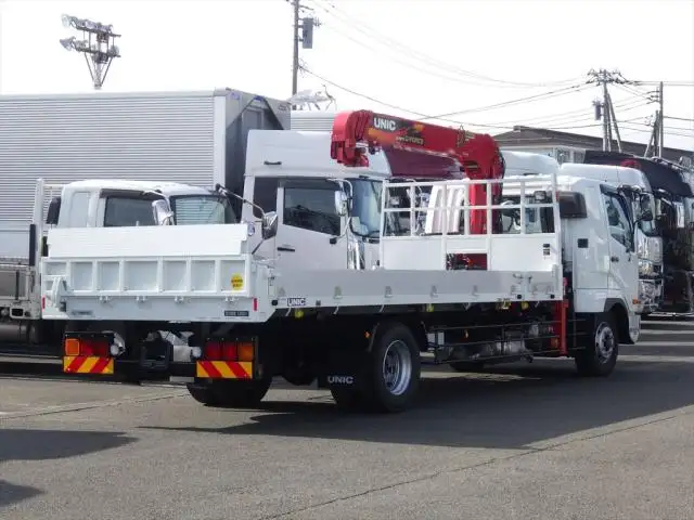 三菱 ファイター 中型/増トン 車両重機運搬 4段クレーン ラジコンの中古トラック画像3
