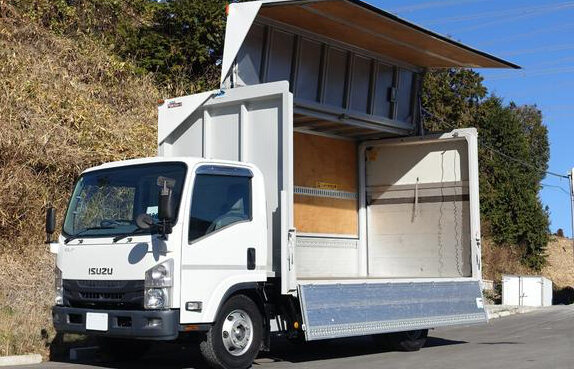 いすゞ エルフ 小型 ウイング ワイドロング TPG-NPR85YN
