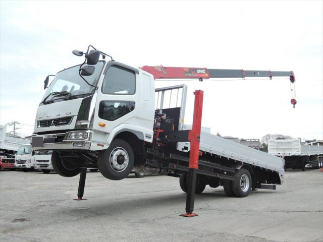 三菱 ファイター 中型/増トン 車両重機運搬 セルフローダー 2KG-FK62FZ