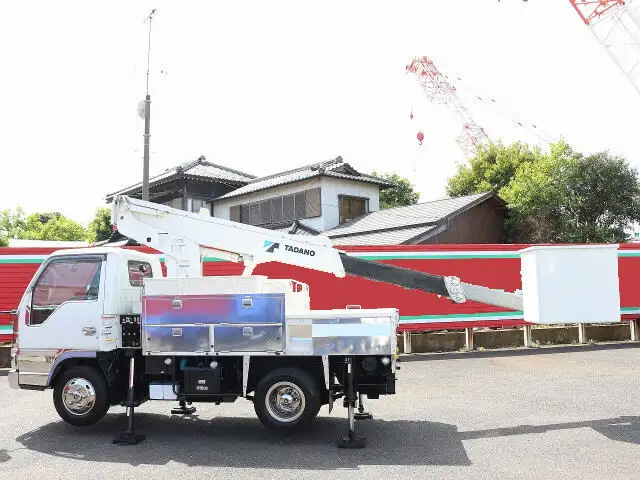いすゞ エルフ 小型 高所・建柱車 高所作業車 電工仕様の中古トラック画像10