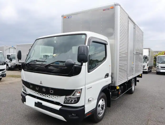 三菱 キャンター 小型 アルミバン パワーゲート サイドドア の中古トラック【車両No.159141】