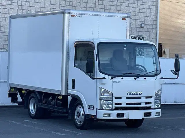 いすゞ エルフ 小型 アルミバン パワーゲート サイドドアの中古トラック画像1