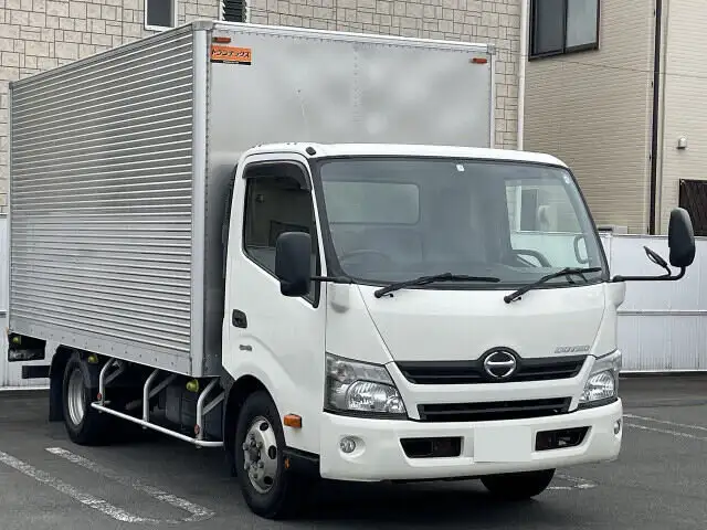 日野 デュトロ 小型 アルミバン パワーゲート 床鉄板の中古トラック画像1