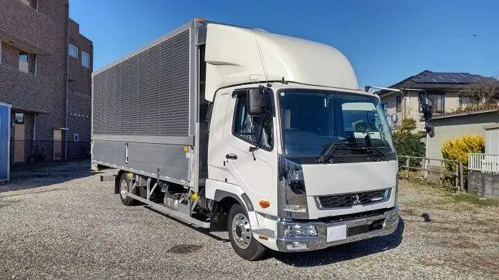 三菱 ファイター 中型/増トン ウイング エアサス ベッドの中古トラック画像2