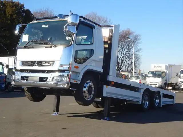 三菱 ファイター 中型/増トン 車両重機運搬 ラジコン ウインチの中古トラック画像1