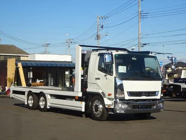 三菱 ファイター 中型/増トン 車両重機運搬 ラジコン ウインチの中古トラック画像2