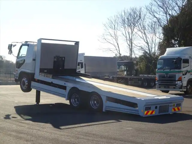 三菱 ファイター 中型/増トン 車両重機運搬 ラジコン ウインチの中古トラック画像10