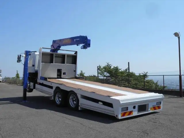 三菱 ファイター 中型/増トン 車両重機運搬 4段クレーン ラジコンの中古トラック画像4