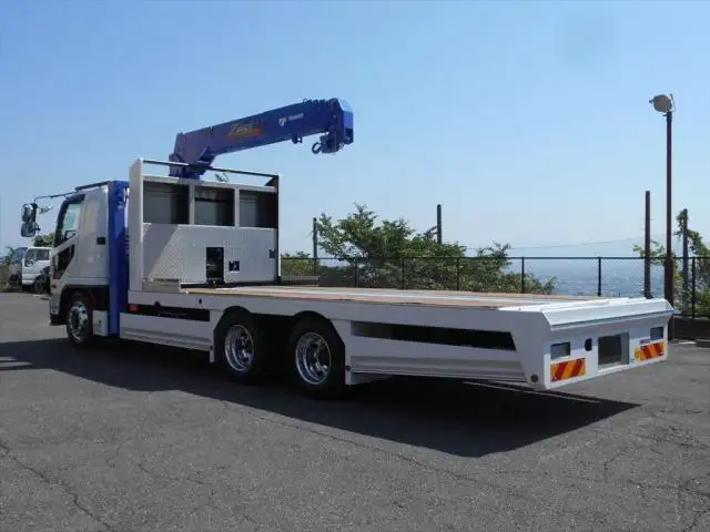 三菱 ファイター 中型/増トン 車両重機運搬 4段クレーン ラジコンの中古トラック画像7