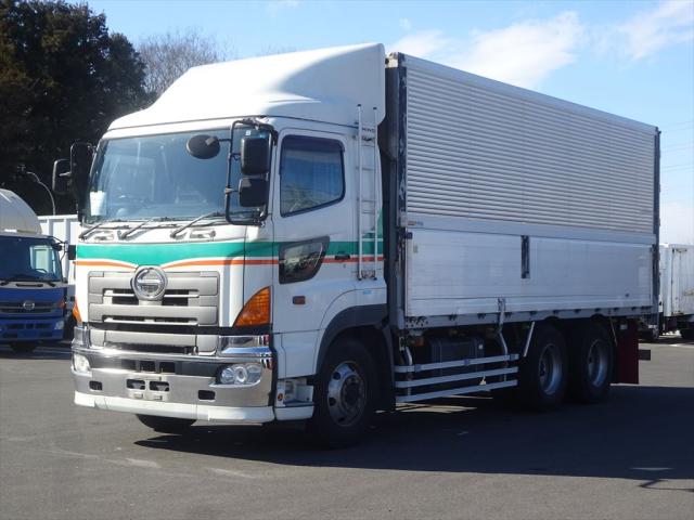 日野 プロフィア 大型 ウイング 床鉄板 ベッド｜画像1