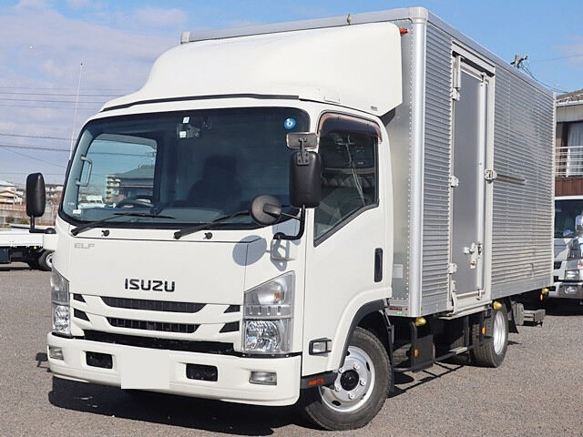 いすゞ エルフ 小型 アルミバン ワイドロング