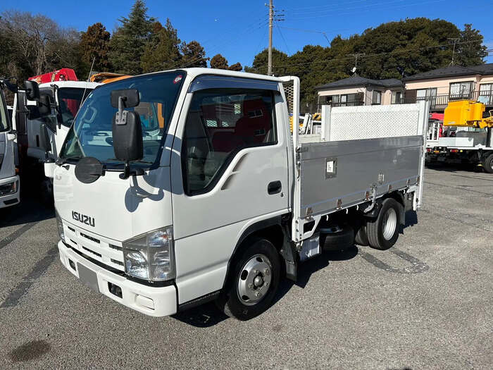 日野 レンジャー 中型/増トン 平ボディ 床鉄板 ベッド の中古トラック【車両No.128407】