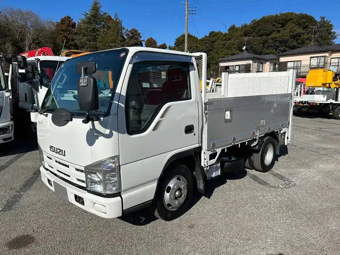 いすゞ エルフ 小型 平ボディ パワーゲート アルミブロック の中古トラック【車両No.159355】
