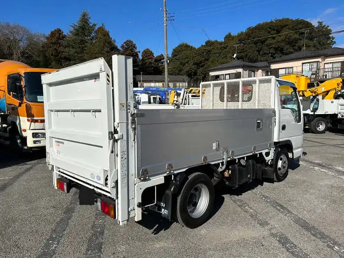 いすゞ エルフ 小型 平ボディ パワーゲート アルミブロックの中古トラック画像3
