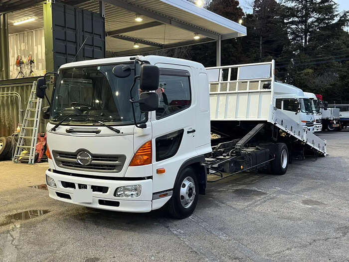 日野 レンジャー 中型/増トン 車両重機運搬 ベッド TKG-FD7JKAA｜画像1