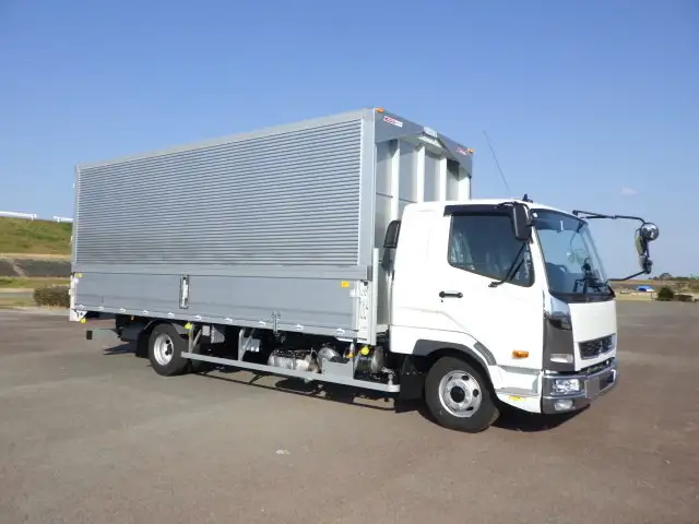 三菱 ファイター 中型/増トン ウイング エアサス ベッドの中古トラック画像2