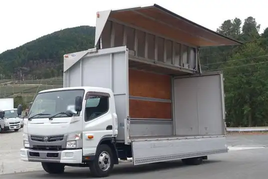 三菱 キャンター 小型 ウイング TKG-FED9Y H27の中古トラック画像1