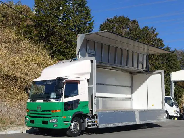 日産UD コンドル 中型/増トン ウイング エアサス ベッドの中古トラック画像1