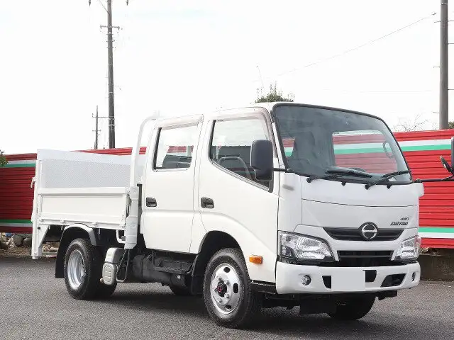 日野 デュトロ 小型 平ボディ Wキャブ パワーゲートの中古トラック画像2